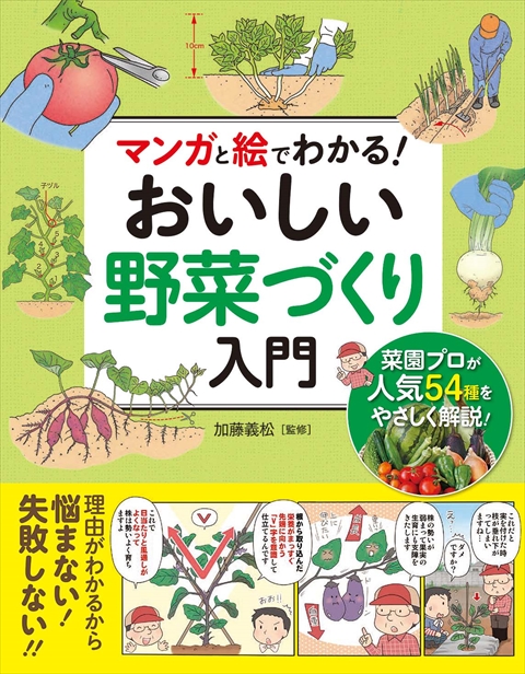 マンガと絵でわかる！ おいしい野菜づくり入門