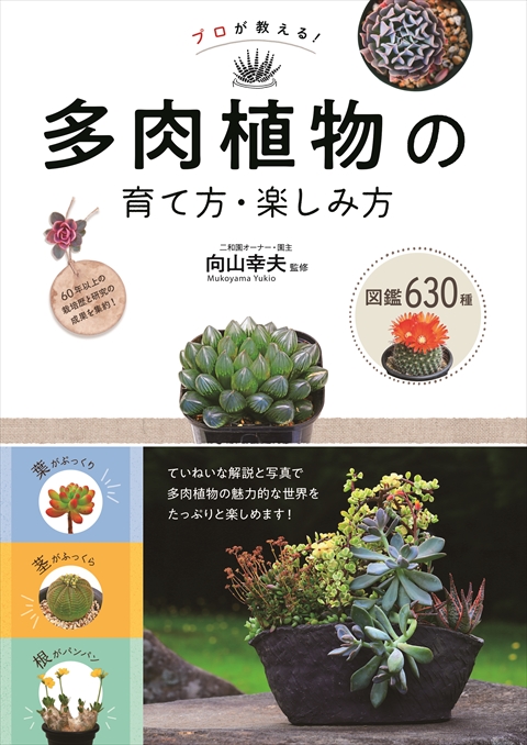 プロが教える！　多肉植物の育て方・楽しみ方　図鑑630種